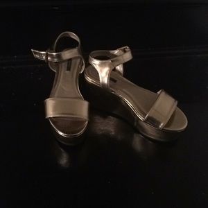 Gold Platform Sandals